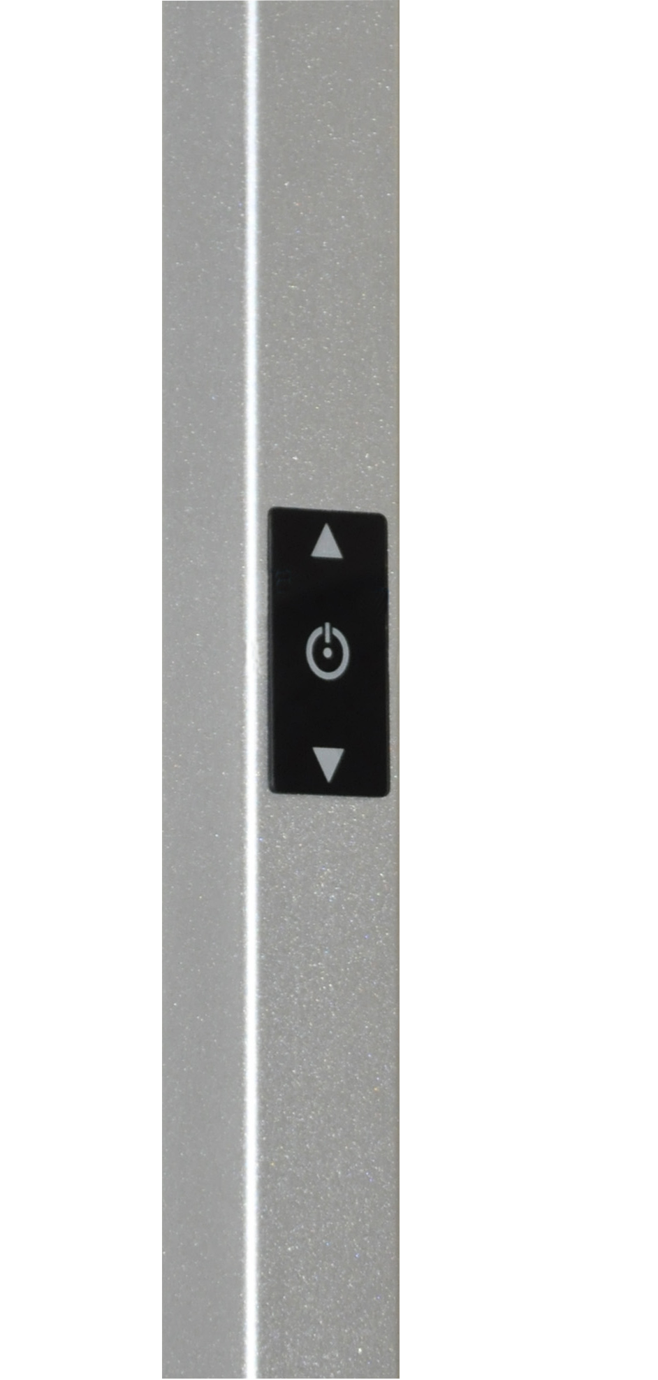 Touch-Display mit An-/Aus-Knopf und Pfeilen LED Bürostehleuchte NUBO plus