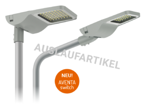 Auslaufartikel - AVENTA als Mastaufsatz- oder Ausleger-Leuchte
