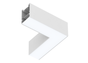 Beleuchteter L-Verbinder LED Linearleuchte CENORA, weiß