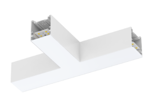 Beleuchteter T-Verbinder LED Linearleuchte CENORA, weiß