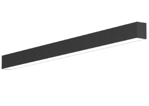 Seitliche Ansicht LED Linearleuchte CENORA, schwarz