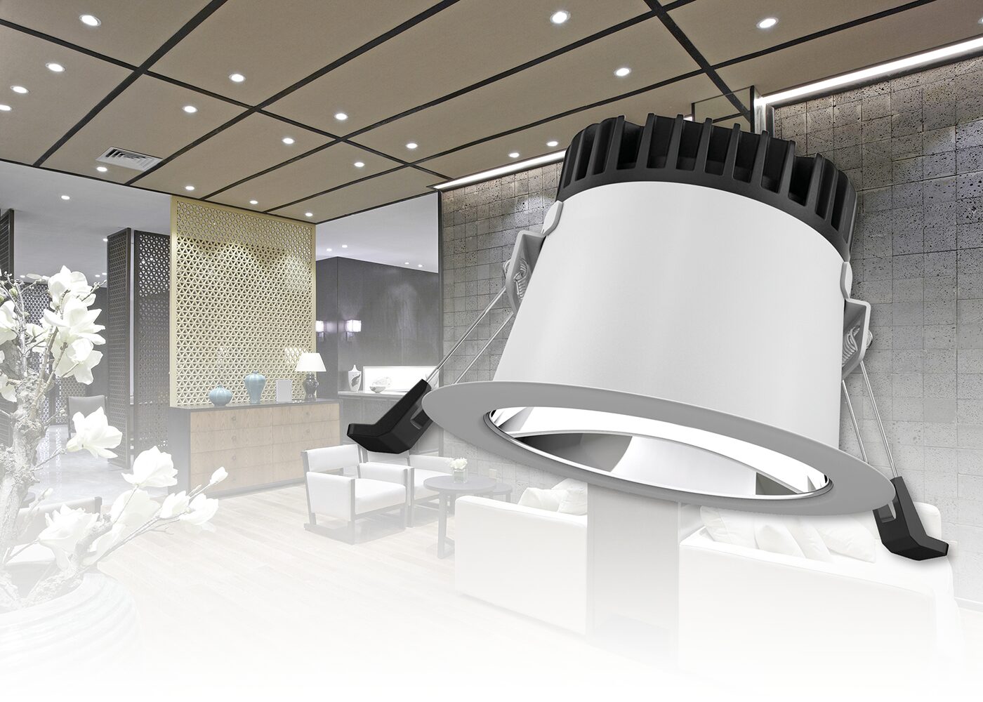 Anwendung Hotellobby des LED Downlight SELECT