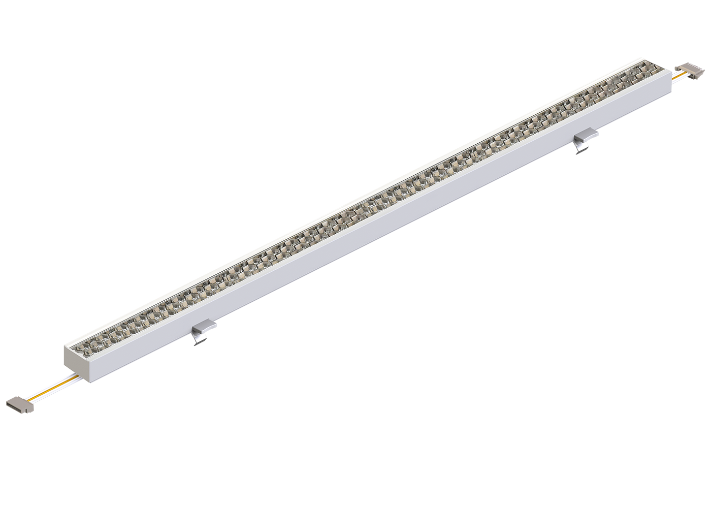 Liegende Ansicht LED Universal FLEXO vision mit beidseitigen Steckverbindungen