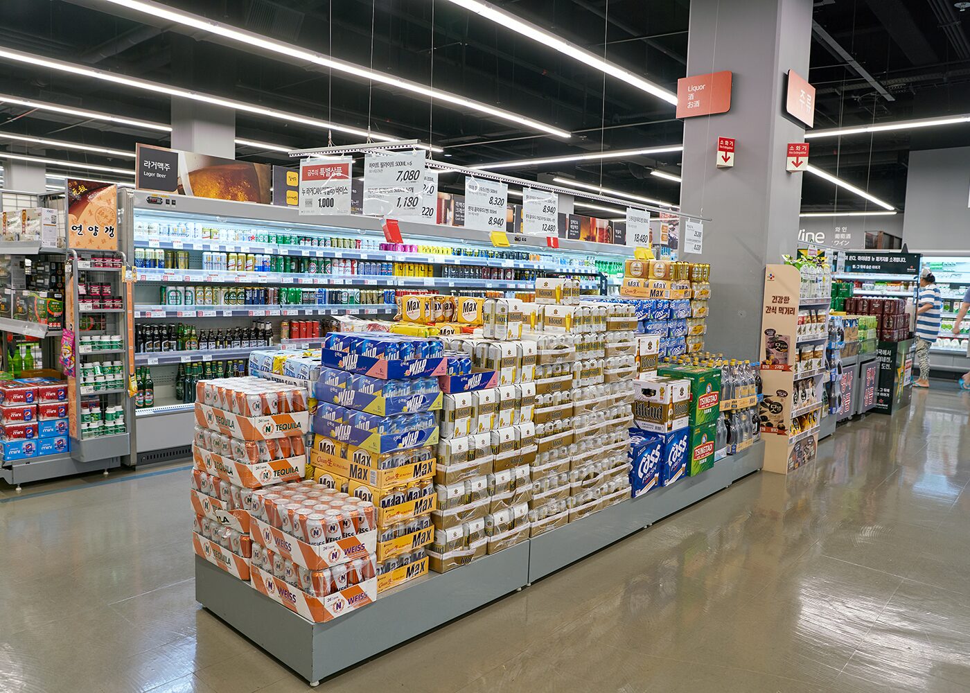 Anwendung LED Universalmodul FLEXO modul in einem Supermarkt