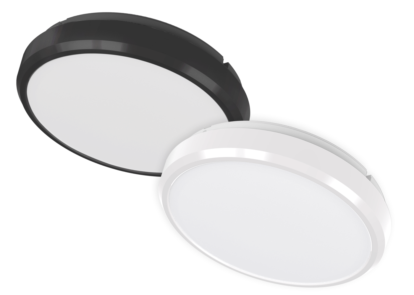 LED Wand- und Deckenleuchte MONOVA, schwarz und weiß