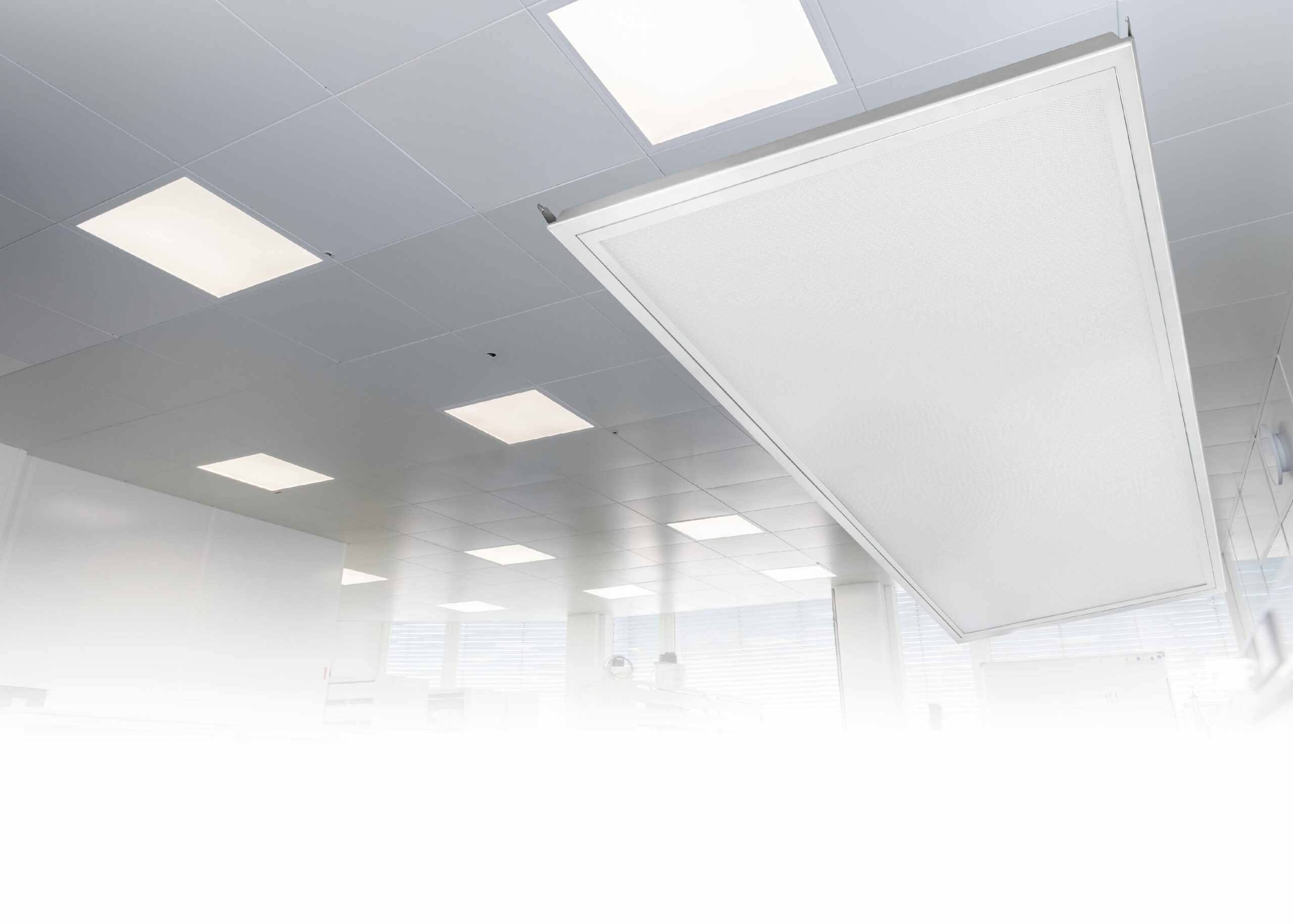 Anwendung Labor mit LED Panel WINDOW Dipling