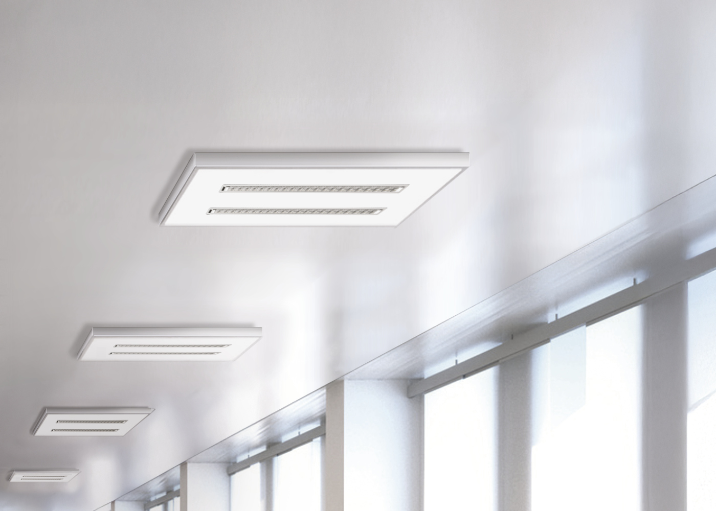 Decken-Anbau mit Anbaugehäuse LED Panel NOVO