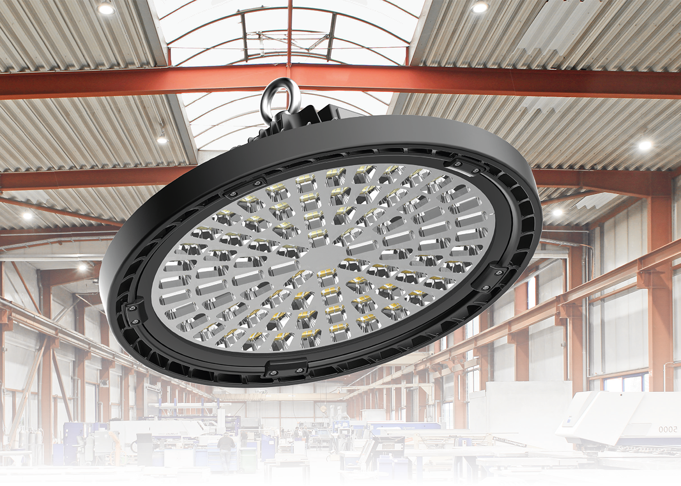 Anwendung Industriehalle LED Hallentiefstrahler VENTO switch