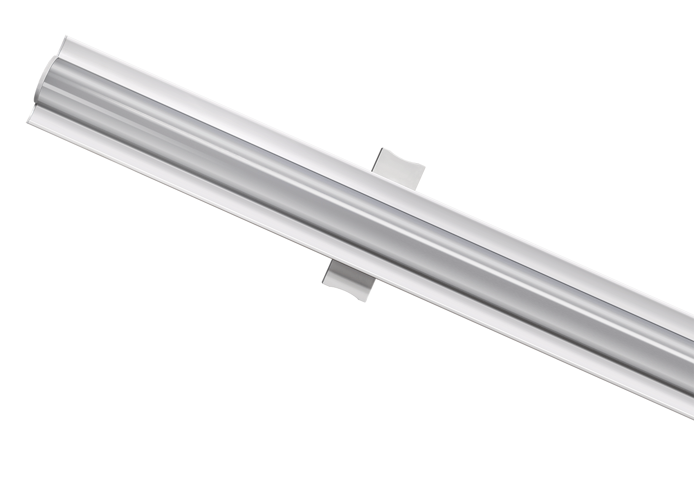 Frontale Ansicht LED Universalmodul FLEXO switch mit halbrundem Diffusor