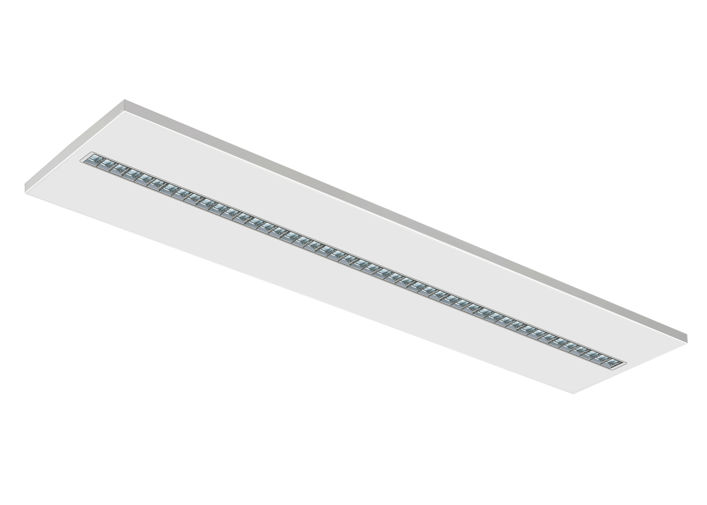 Schmales LED Panel NOVO click mit 1-facher Rasteroptik