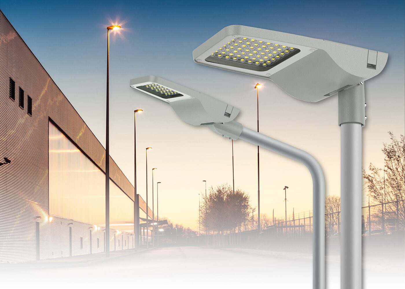 Wegbeleuchtung LED Mastleuchte AVENTA