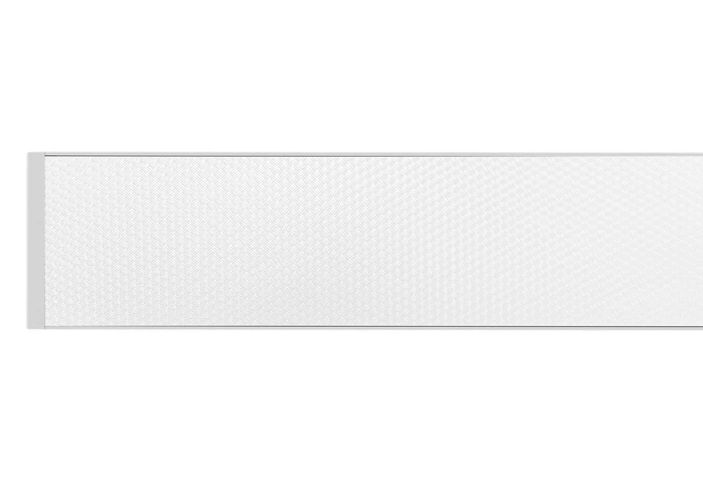 Prismatische Abdeckung für die Basiseinheit der LED Linearleuchte CENORA