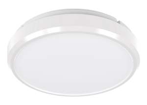 Seitliche Ansicht LED Wand- und Deckenleuchte MONOVA, weiß