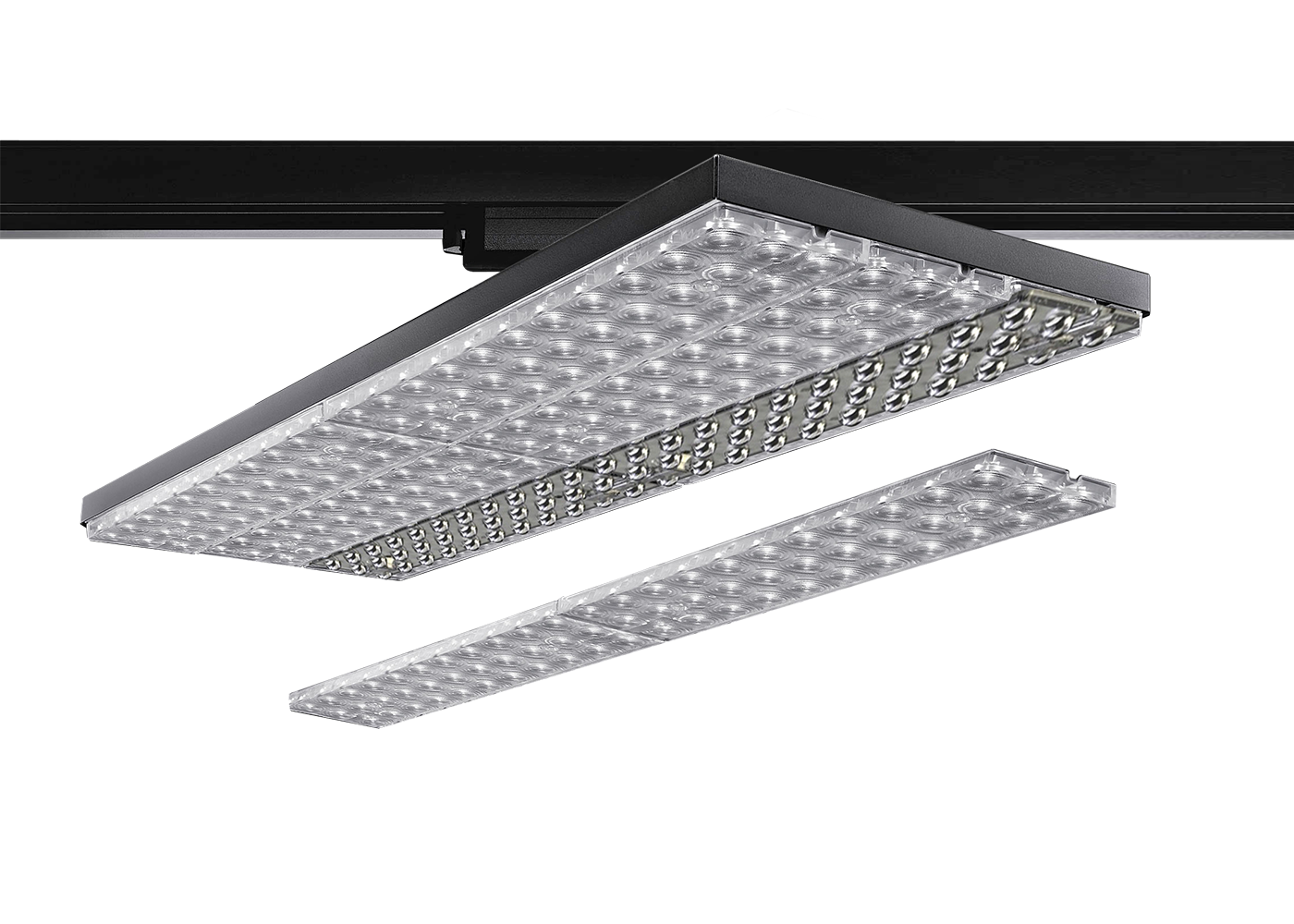 Modulare Linsentechnologie des LED Trackpanel TABLO plus