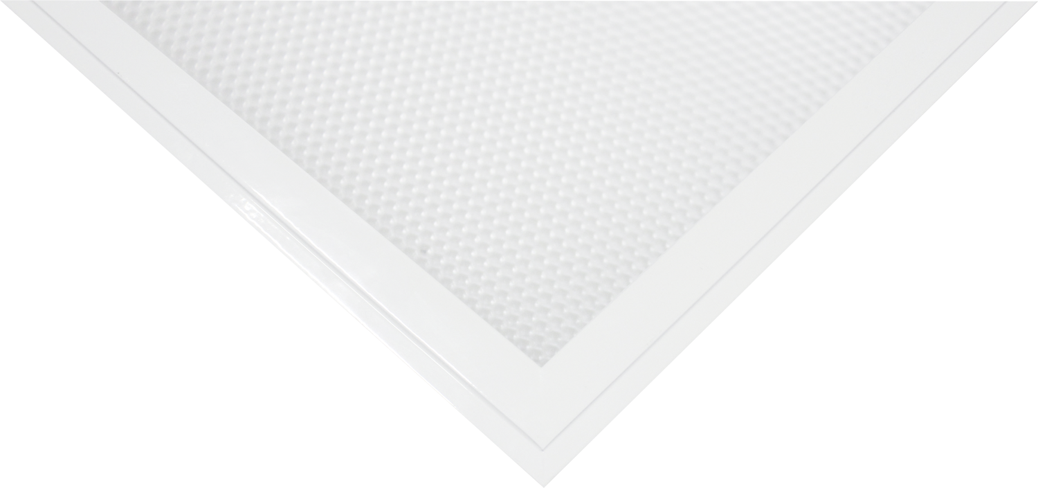 Ausschnitt mikroprismatischem Diffusor LED Panel PRISMO Pro