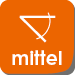 Piktogramm Abstrahlwinkel mittel