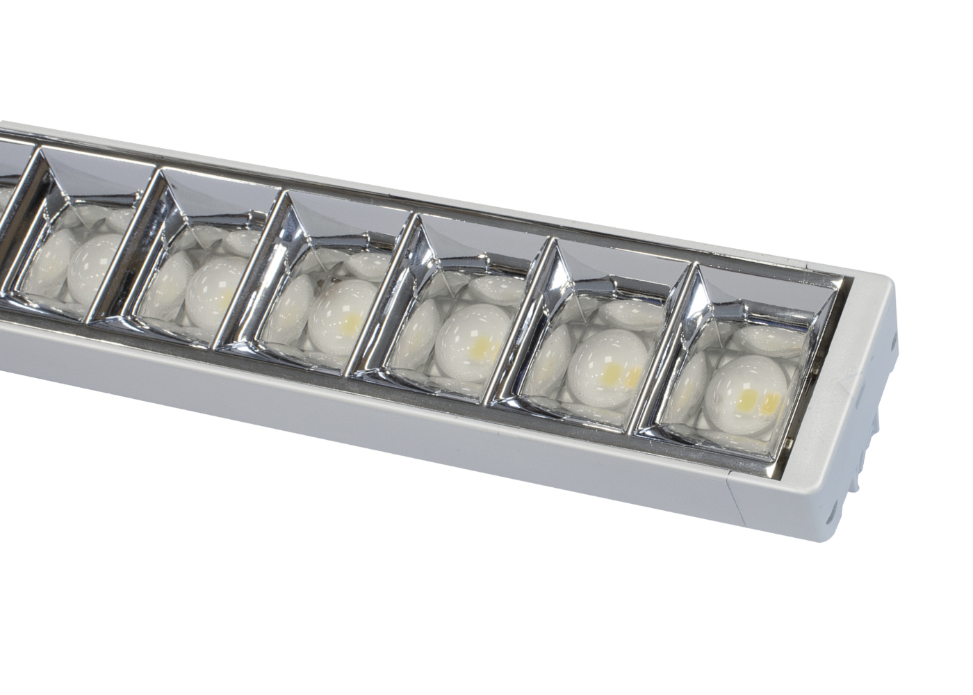 Rastereinsatz mit Linsen und LED-Chips LED Panel NOVO click