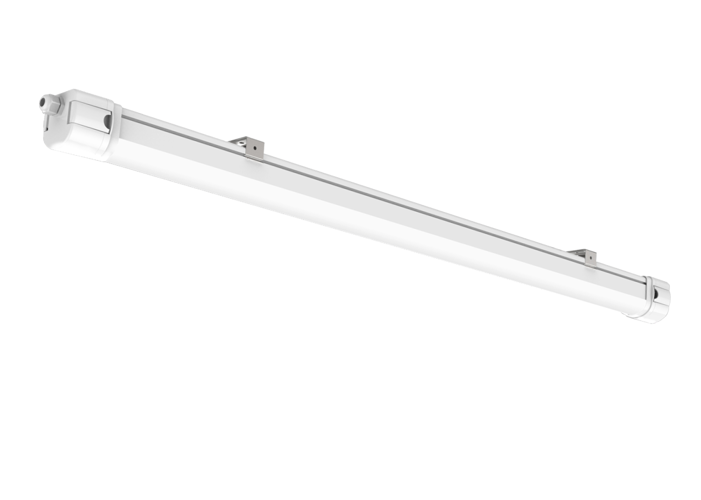 Seitliche Ansicht LED Langfeldleuchte COMPACTO plus
