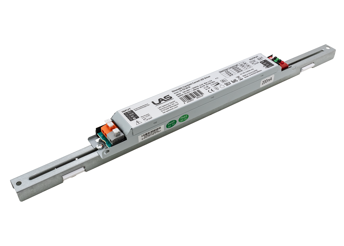 LED-Treiber LS-TD30-D für den LED Sanierungseinsatz DC mit 1-10V-/PMW-Dimmung und EL-Zertifizierung