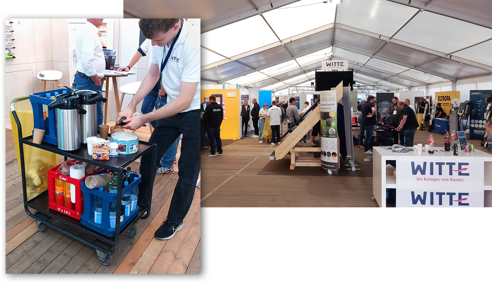 Impressionen von der Witte Hausmesse mit mobilem Catering