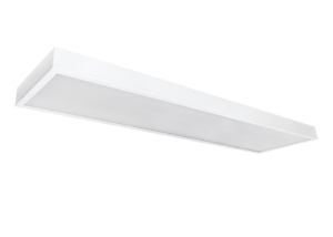 LED Anbauleuchte OPERO mit prismatischem Diffusor in seitlicher Ansicht