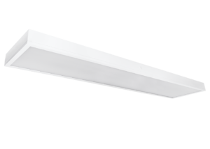 LED Anbauleuchte OPERO mit prismatischem Diffusor in seitlicher Ansicht