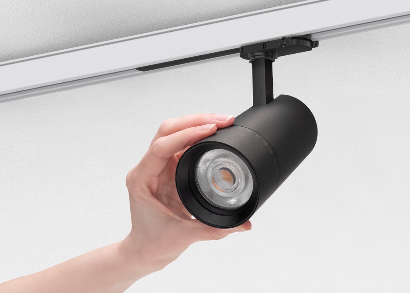 LED Tracklight TALENTO mini schwarz mit variabel einstellbarem Abstrahlwinkel von 24° bis 60°