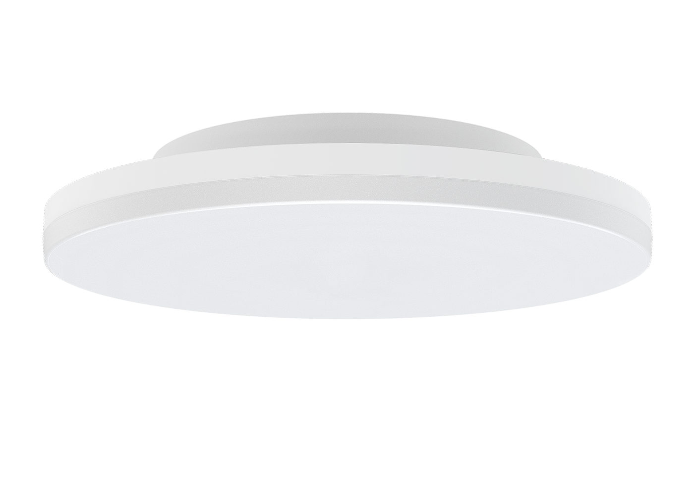 LED Anbauleuchte SUNERO in weiß mit großem homogenen Lichtaustritt