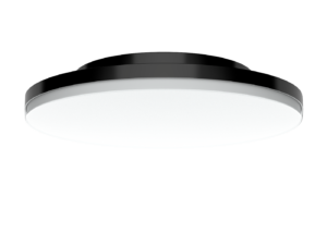 LED Anbauleuchte SUNERO in schwarz mit großem homogenen Lichtaustritt