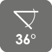 Abstrahlwinkel 36° optional