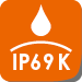 Icon Schutzart IP69K