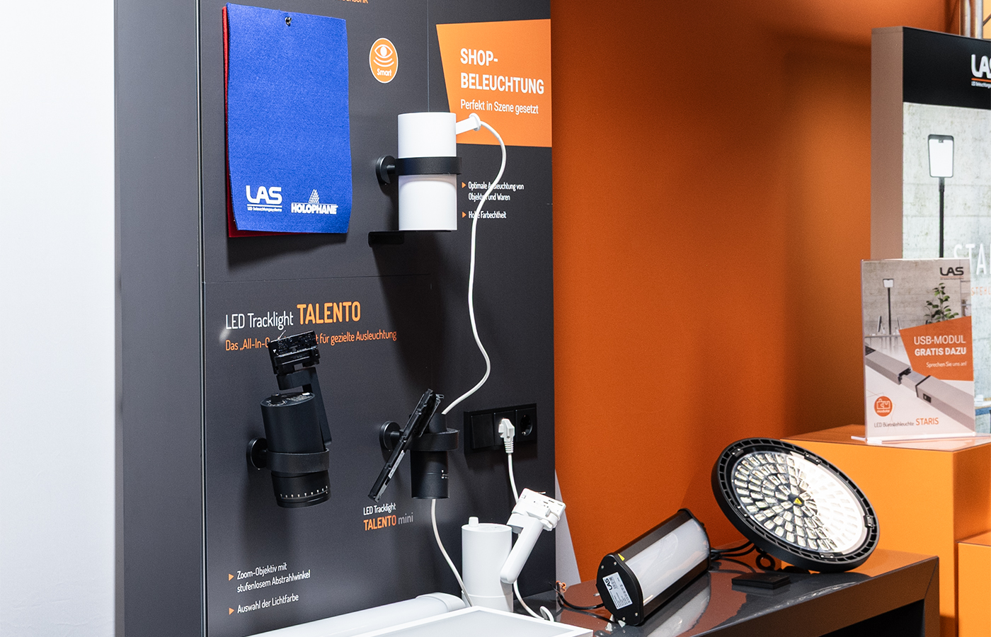 Allround-Talent LED Tracklight TALENTO min auf der light+building