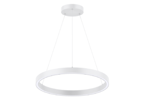 LED Pendelleuchte CENORA rund 80 cm weiß