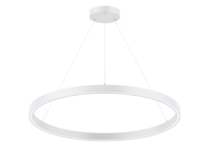 LED Pendelleuchte CENORA rund, 120 cm weiß
