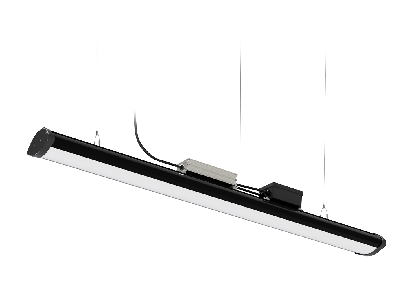 LED Langfeldleuchte INTENZO Sport, der robuste Allrounder mit Aluminium-Druckgussgehäuse, Sicherheits-Abdeckung IK10 und Ballwurfsicherheit