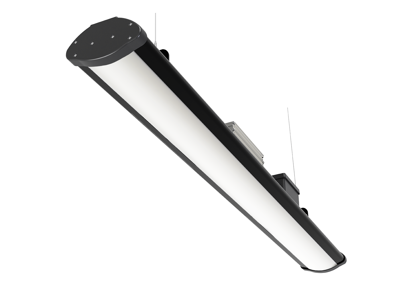 LED Langfeldleuchte INTENZO pro mit höchstem robustem Aluminium-Druckgussgehäuse und Sicherheitsabdeckung IK10