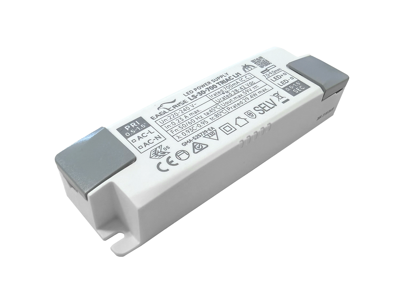 LED Treiber grau 26 Watt